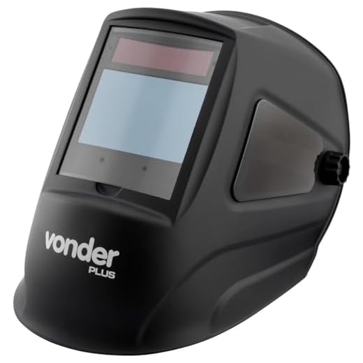 Vonder, Máscara Para Solda Com Escurecimento Automático E Visor Lateral, Tonalidade 5 A 13, Msv 513 Plus.