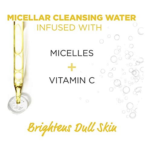 Image of Garnier, SkinActive Micellar Vitamin-C Cleansing Water, 3.4 Fl Oz