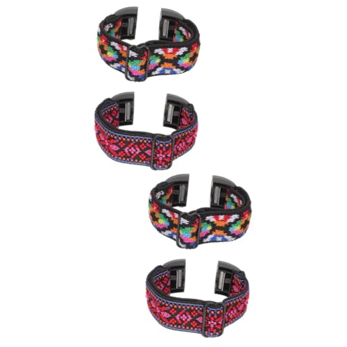 Bracelets nylon élastique anti-irritation pour montre sport | 4 pièces