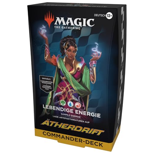 Magic: The Gathering Ätherdrift Commander-Deck – Lebendige Energie (Deutsche Version)