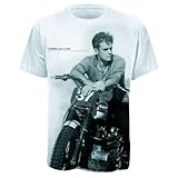  Bravado Williams,Robbie - Big Print Bike 0923579 Damen Shirts/ T-Shirts, Gr. 34/36 (S), WeiÃY (weiÃY)