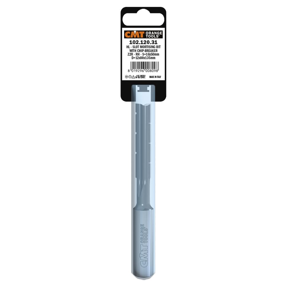 CMT Orange Tools 102.120.31 - Broca cortes rectos con rompevirutas kss d 12 z2 s 16x50 dx