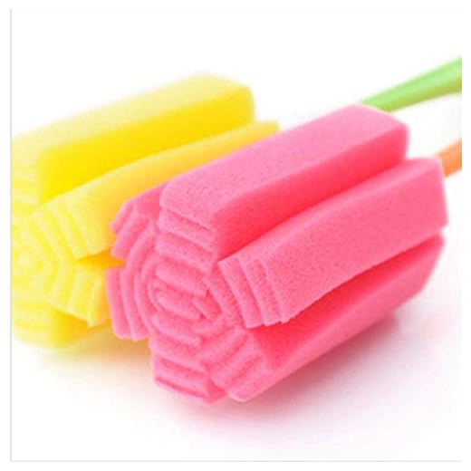 Aofocy - Limpiador De Botellas De Cristal Y Cepillo De Limpieza Para Taza De Lavado, 2 Unidades