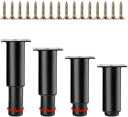 10 Stück Verstellbare Möbelfüße - Nivellierfüße Für Tische & Stühle