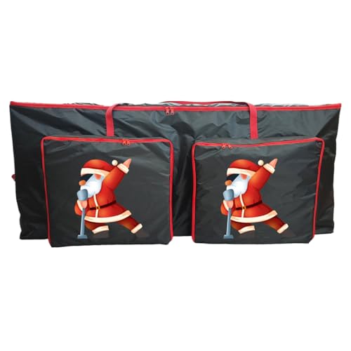 Sac de rangement étanche pour couronne de Noël grand format guirlandes - 7