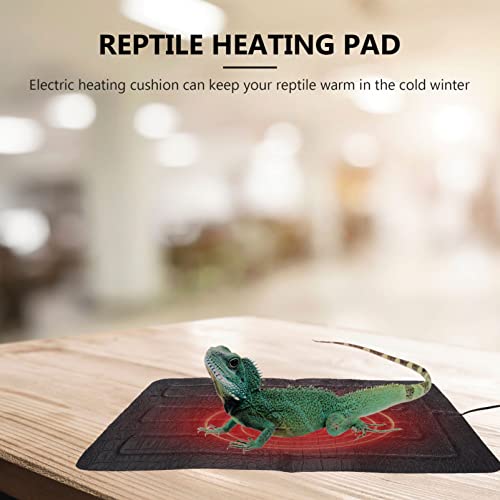 Alfombrilla calefactora para reptiles POPETPOP 33x18x1cm miniatura 6