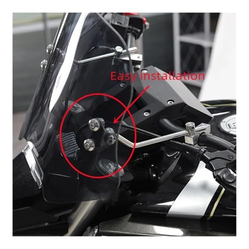 Pare-brise déflecteur vent finition supérieure moto Benda LFC700