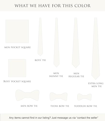 Image of Boy's Solid Tie with Pocket Square Set, Regular Necktie for Children and Kids, Self-Tied