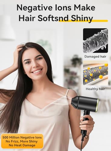 MESHEEN Hair Dryer, 150000RPM Ionic Blow Dryer の商品画像 3