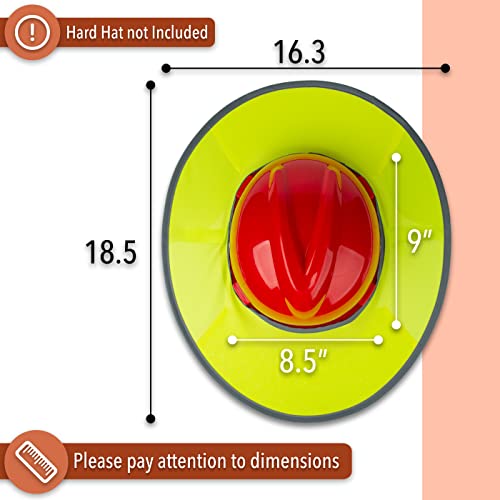 Unco- Hard Hat Sun Shield, Full & Standard Brim Mesh Sunshade High Visibility Reflective, Hard Hat Sun Shade, Hard Hat Accessories, Hard Hat Visor, Hard Hat Shade, Hard Hat Neck Shade. #TOP1