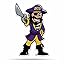 East Carolina Pirates Mascot