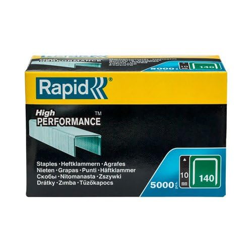 Rapid 140/10 Galvanised Box of 5000 Staples