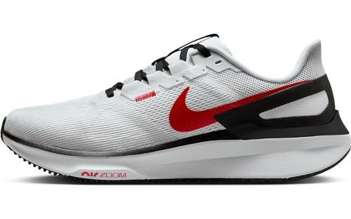 Nike Mens Air Zoom Structure 25-White/Fire Red-Black-Lt Smoke Grey-Dj7883-106-9Uk, Running Shoes (B0CZHGKZF8) Amazon Price History, Amazon Price Tracker