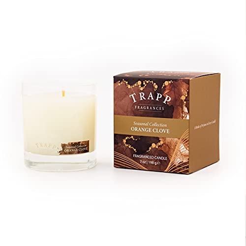 Trapp Seasonal Candle, 7oz Candle, Poured Scented Candle Home Collection, 50 Hours - Luxury Candle with Fragrant Scent (Orange Clove)