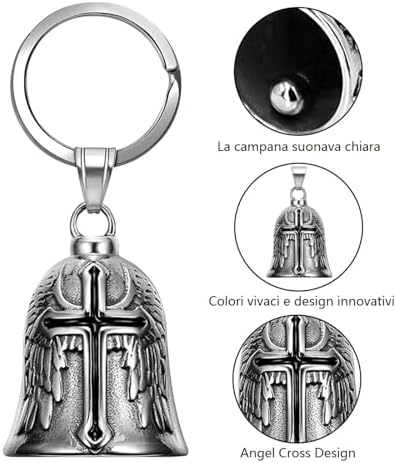 Guardian Bell, Guardian Bell Motorfietsbel, met hangende ring, voor elektrische auto's, fietsen, motorfietsen