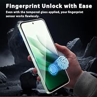 WILLONE Für Xiaomi Redmi 15 5G Panzer Schutz Glas (6,90 Zoll), 2 Stück Schutzfolie Glas+Kamera Schutzfolie 2 Stück, 9H Härte, Fingerabdruck kompatibel, HD Anti-Kratzen – Ansicht 2