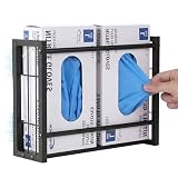 Candco Magnetic Glove Holder, Wall Mount & Fridge Mount Metal Dispenser Holds 2 Boxes, Wall Mount Disposable...