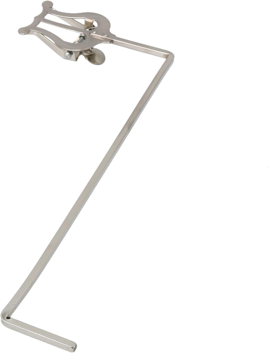 Yibuy 10PCS Silver 3/4 Vertical Keys Euphonium Marching Clamp-On Silver Music Sheet Clip