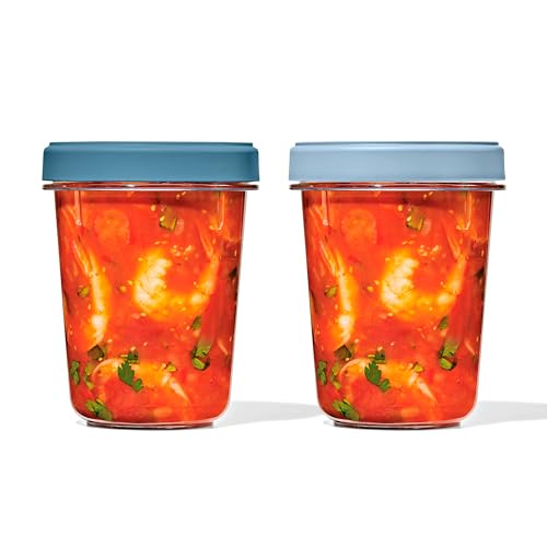 OXO Good Grips Twist & Stack Container – 32 oz – 2 Pack