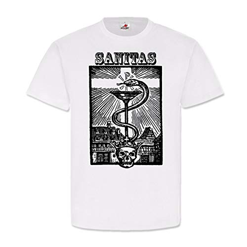 T-shirt médical Sanitas Medic 23137 Blanc M style médiéval