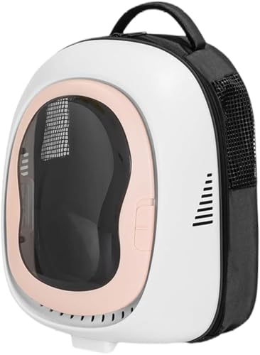 Qfmr 猫小屋 お出かけ用 ペットキャリーバッグ ペットバッグ 猫キャリーバッグ 猫キャリー 猫リュック 宇宙船 カプセル型 リュックサック 広々空間 犬 猫 小型犬用 暗い 大容量 耐久性 安全性 透明 ウィンドウ 紫外線対策型 顔出し 通気性 耐荷重