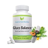 Coast to Coast Nutrition Gluco Balance Capsules — Natural Supplement with Vitamin C, Vitamin E,...