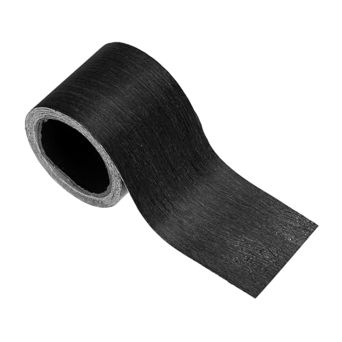 Image of PATIKIL Wood Grain Repair Tape 2in x16ft, Self Adhesive Realistic Textured Repair Tape Patch for Floor Door Table Cabinets Desk, Black Wood