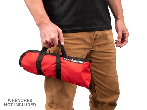 TEKTON 19-Tool 12-Point Ratcheting Combination Wrench Pouch (6-24 mm) | OTP21207 | Made in USA by TEKTON - Image 4
