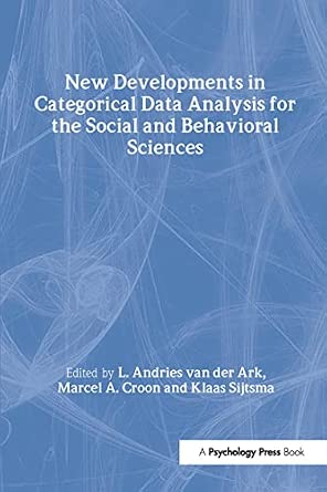 Buy New Developments in Categorical Data Analysis for the Social and ...