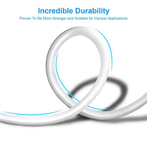 DDMALL CAT8 Ethernet Cable 0.5m, High Speed 40 Gbps 2000 MHz SFTP Internet Network LAN Cables with Gold Plated RJ45 Connector for Router, Modem, PC, Switches, Hub, Laptop, Gaming (White, 0.5m) DDMALL CAT8 Ethernet Cable 0.5m, High Speed 40 Gbps 2000 MHz SFTP Internet Network LAN Cables with Gold Plated RJ45 Connector for Router, Modem, PC, Switches, Hub, Laptop, Gaming (White, 0.5m)