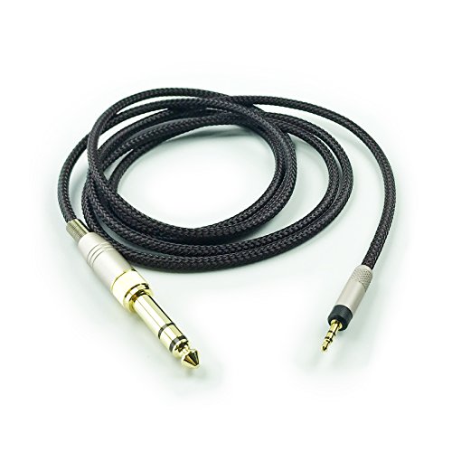 Image of NewFantasia Replacement Audio Upgrade Cable Compatible with Bose QuietComfort 25,QuietComfort 35,QC25,QC35 II,QC35 Headphones 1.2Ms /4feet,Black
