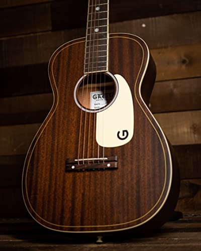 Gretsch G9500 Jim Dandy 24-Inch Scale Flat Top Non-Cutaway Sapele Body 6-String Acoustic Guitar With Black Walnut Fingerboard (Right-Handed, Frontier Stain) #TOP4