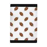 Dolyues American Football Wallet Coin Pouch Holder for Kids Girls Trifold Credit Card Holder Small W