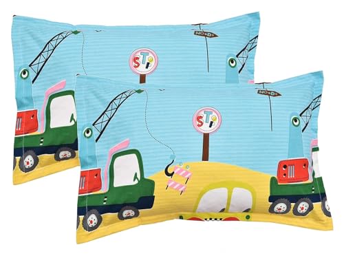 Image of COZY FURNISH Premium Double Bedsheet with 2 Pillow Covers, 90 x 100 Inches, Microfiber Cotton Soft and Comfortable Bed Linen Set