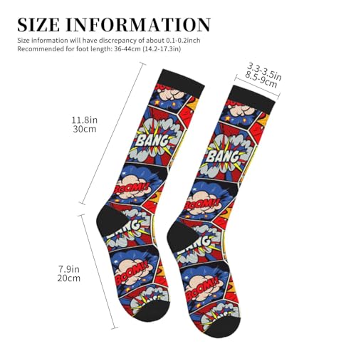 Image of Compression Socks for Women Men Circulation Graduated Supports Socks for Running Travel Nurse Athletic Sports