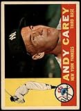 1960 Topps #196 Andy Carey New York Yankees (Baseball Card) VG/EX Yankees