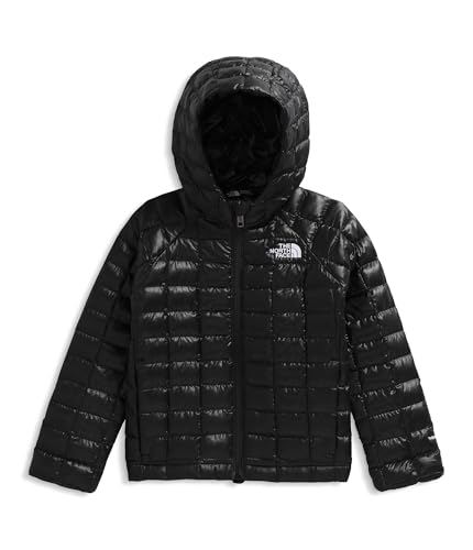 The North Face Kids' Thermoball Hooded Jacket High-Loft Insulation, Ripstop Fabric, 3 Piece Hood, Chin Guard, TNF Black, 6 - image 5