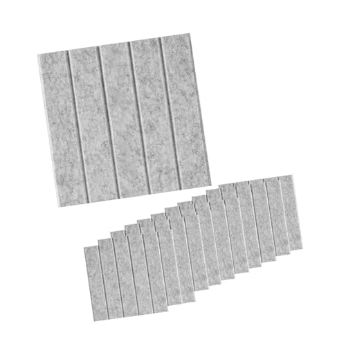 Wswqop 12 peças de papel de parede de folha de adesivos de parede painéis acústicos para escritório,