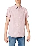camisas wrangler hombre jeans Corte regular Wrangler Pocket Shirt Camisa, Rojo, L para Hombre