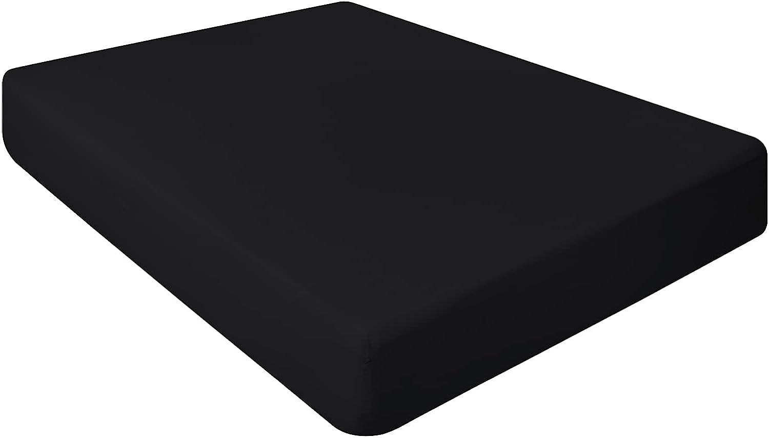 R&Z Cot Bed/Toddler Bed Fitted Sheets, 70x140cm Pack Of 2 (Black) — image 1