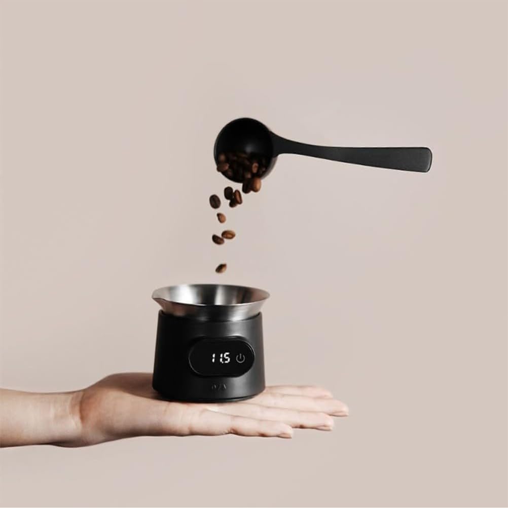Balanza Electrónica Cocina Alta Precisión, Taza Dosificadora Digital para Espresso con Botón Táctil, Rango Medición De 0,2 A 500 G Y Gran Capacidad De 100 Ml, Precisión 0,1 G para Espresso.