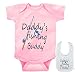 " Daddy's fishing buddy "-Cute Boutique Baby bodysuit onesie & matching bib