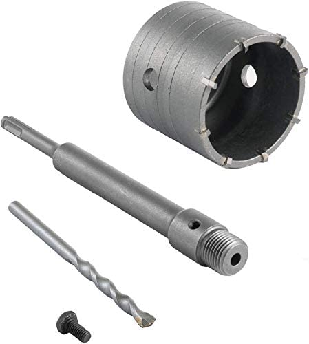 See full amazon price history chart for AASONS 115mm x 350mm Long Concrete Hole Saw Set Choice Of Sizes 30 to 150mm & Length 160 to 600mm Wall Core Drill Bit Cutter Carbide Tipped TCT & SDS+ Plus Extension Bar For Brick, Cement, Stone, Etc AASONS 115mm x 350mm Long Concrete Hole Saw Set Choice Of Sizes 30 to 150mm & Length 160 to 600mm Wall Core Drill Bit Cutter Carbide Tipped TCT & SDS+ Plus Extension Bar For Brick, Cement, Stone, Etc (B0D73G1Y23) Amazon Price History, Amazon Price Tracker