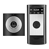  Timbre de intercomunicador de voz inalámbrico, timbre de timbre electrónico de 2 vías, cobertura de distancia de 200 m / 656 pies timbre de voz de seguridad para el hogar inteligente