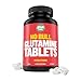 Raw Barrel's Pure L Glutamine Tablets - 120 L-Glutamine Pills at 1000mg - Includes Digital Guide