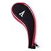 HDE Neoprene Zippered Golf Club Iron Covers - Set of 10 (Red)