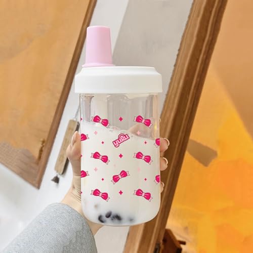 Boba Tea Bundle – Reusable Leakproof Boba Cup (500ml) + 10-Serving Instant Bubble Tea Kit with Tapioca Pearls (Classic, Taro, Strawberry) – Ready in 1 Min, Includes Straws - Image 3