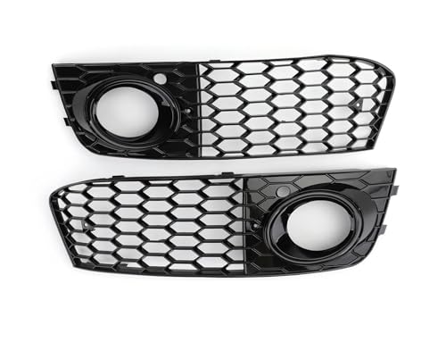 Rejillas frontales de malla de panal para paragolpes central delantero Audi A4 B8 2009-2012