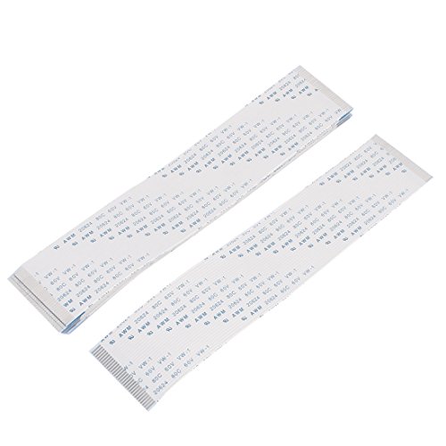 uxcell 1.0mm Pitch 30 Pin AWM 20624 Flexible Flat Cable FFC FPC Cable 150mm 10Pcs A Type