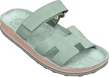 Fantasy Sandals Bianca - Fuss Bubble Technology - Sandalias de piel ligeras y suaves - Confort asegurado, Menta, 40 EU